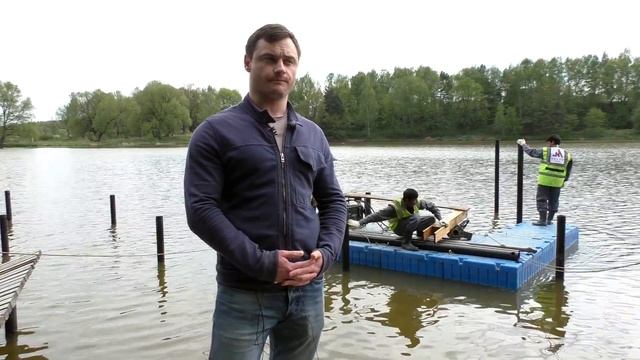 Сваи в агрессивной среде. Свайный фундамент на воде. смотреть онлайн