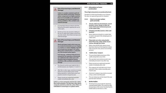 INTENSE SNIPER XC FRO 2022 V 4th MARCH, Cube general handbook. Manuals. смотреть онлайн