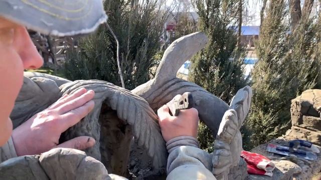 Вазон с цветами чистовая лепка. смотреть онлайн