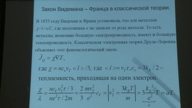 Поляков П. А. - Электромагнетизм - Основные положения классической электронной теории проводимости