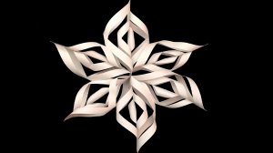 Объемные снежинки из бумаги своими руками