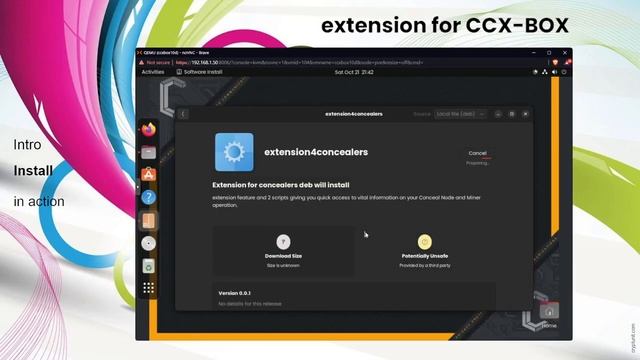 Installing extension for CCX-BOX смотреть онлайн