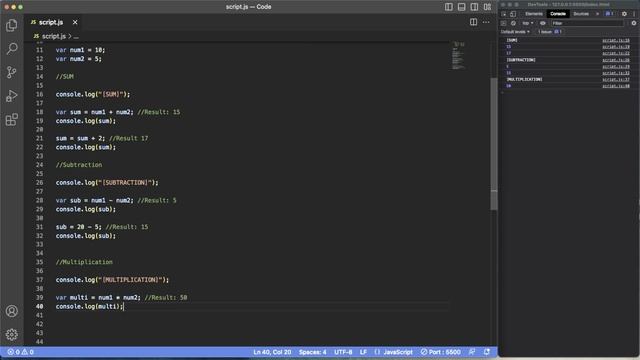 JavaScript ARITHMETIC Operators: Supercharge Your Math Skills (2023)