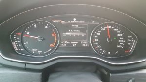 AUDI A4 B9 расход топлива 130 км/ч