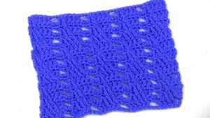 Рельефный узор с треугольниками