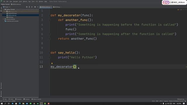 Python Tutorial - Concept Decorators.