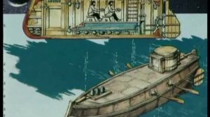 Первая подводная лодка в мире. Первые спасательные работы на подлодке.