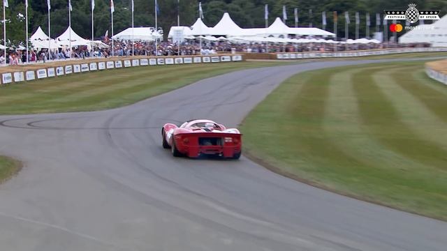 The world's most beautiful car? Ferrari P3/4 driven by Brian Redman at FOS смотреть онлайн