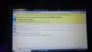 2018 Mercedes Benz C300 Code U11A687/U120E87 Diagnose Result Rear sensor left and N62/4 unit