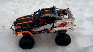 LEGO Technic 9398 4x4 Crawler SNOW TEST/ ЛЕГО Техник 9398 4x4 Внедорожник Снежный Тест
