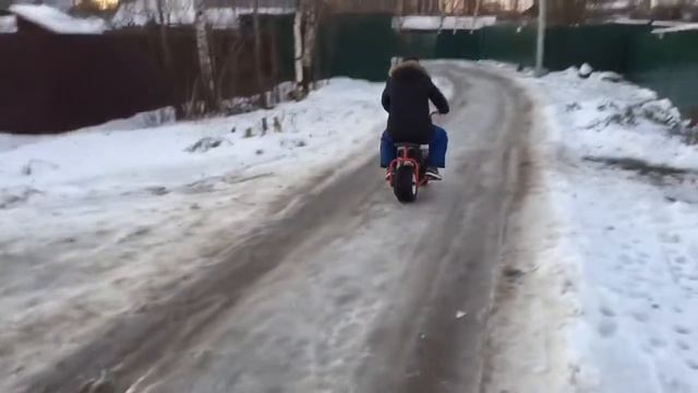 САМОДЕЛЬНЫЙ МИНИ БАЙК