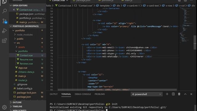 Project 1 Part 21 Portfolio website -  Source code distribution