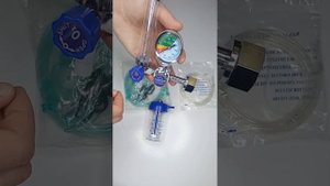 Увлажнитель кислорода подключение к баллону. Гайка 3/4 полный набор. Расход кислорода 0÷15 л/м