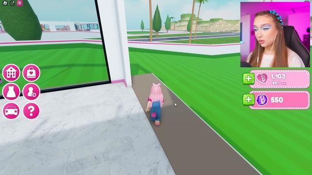 ПОСТРОИЛА ДОМ МЕЧТЫ БАРБИ в ROBLOX *2 часть* ! ? Тайкун Barbie Роблокс