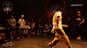 BOOG TOM VS CRAZY SUN / BEST 4 / 1on1 Locking side / BANAK FUNK vol.2 / MONKEEZ TV