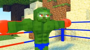 Top all Minecraft Life of Muscles & love Zomma ZomBo | muscular girls and boy | Minecraft Animation