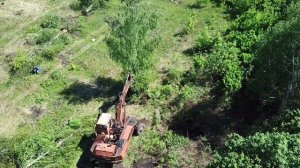 Освоение участка. Этап 1-ый. Раскорчевка.