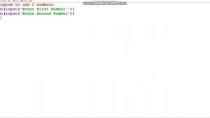program to Add 2 numbers | Python Programming