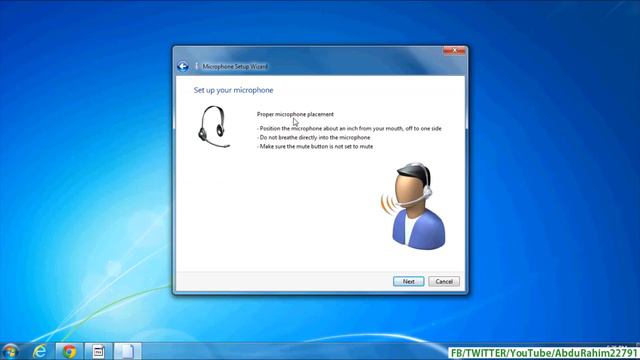 How to Configure Your Microphone in Windows 7