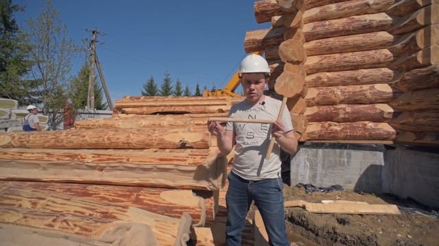 ЧТО НАМ СТОИТ СРУБ ПОСТРОИТЬ. Собираем рубленные дом.