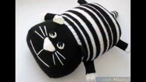 Вязание крючком,спицами и т.д.-Вязаные  игрушки подушки