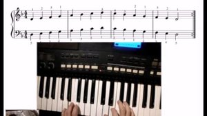 учимся играть на пианино# гамма Ре минор