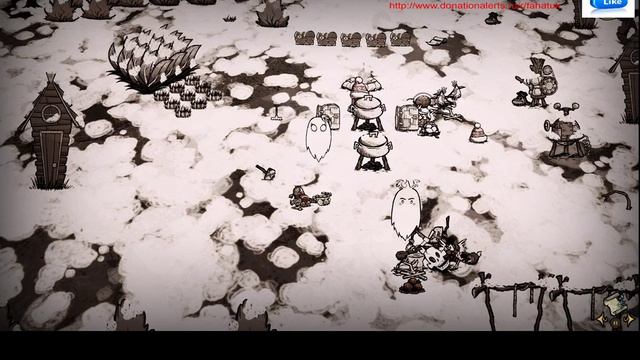 Прямая трансляция Don't Starve Together настала зима холодно и голодно. смотреть онлайн