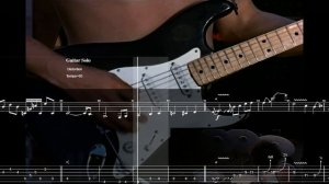 Guitar Tab Playalong - Pink Floyd - Echoes (Pt. 1) Live at Pompeii