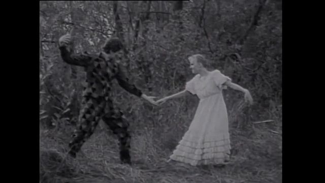 Above the Lake [Надъ озеромъ] (1995) by Dmitrii Frolov, Clip: The poet and (ghost?) lady dance...