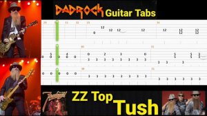 Tush - ZZ Top - Guitar + Bass TABS Lesson
