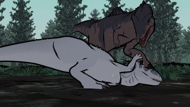 Giganotosaurus vs Indominus Rex | Jurassic World Animation смотреть онлайн