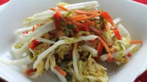 Салат из китайской капусты с морковью