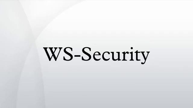 WS-Security