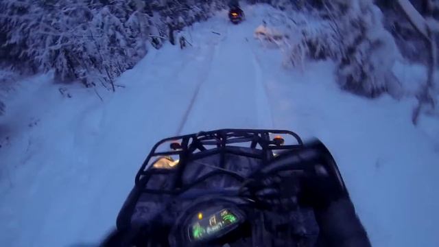 Рубимся в глубоком снегу на CFMOTO X6 и Arctic Cat Bearcat 570 xt