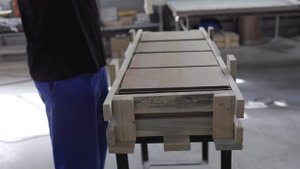 Упаковка ламелей для портала банной печи от VÖHRINGER
