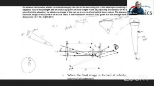 ASTRONOMICAL TELESCOPE NUMERICAL PRACTICE- IMAGE AT INFINITY IMAGE AT NEAR POINT