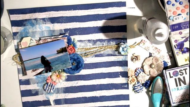 9  Prima Santorini  Tuto page SUNSHINE step by step