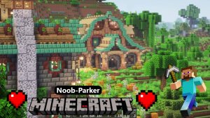 Майнкрафт лонгплей, постройка амбара из туфа и меди minecraft