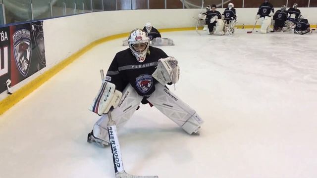 Тренировка Хоккейного Вратаря.Шпагат с выбросом клюшки.Артемий Плешков 2002 смотреть онлайн