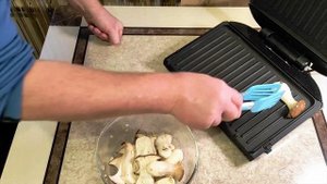 Эринги жаренные на электрогриле