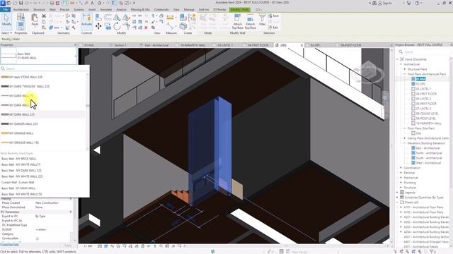 Autodesk Revit Architecture 2024/ Full Beginner's Tutorial Course