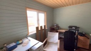 Каркасный дом 6х9 с террасой и панорамными окнами