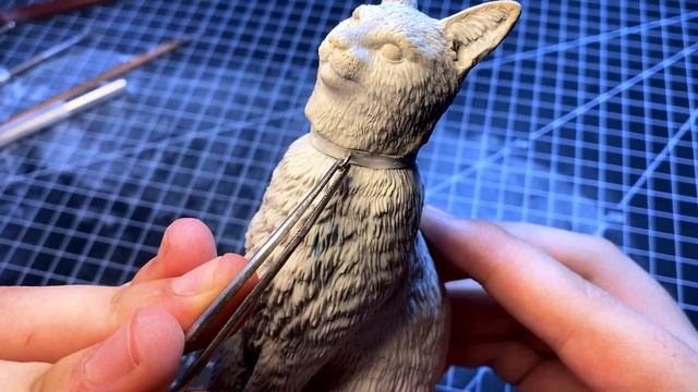 Sculpting Miniature Cat Timelapse | Polymer Clay смотреть онлайн
