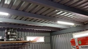 Подсветка забора. Электрика в хозблоке