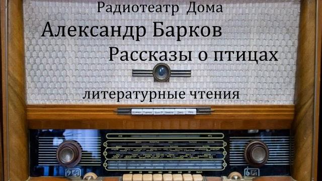 Рассказы о птицах.  Александр Барков.  Литературные чтения 1986год.