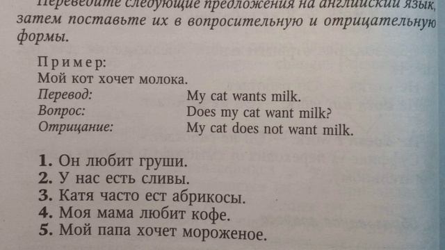 АНГЛИЙСКИЙ ЯЗЫК С НУЛЯ | ГРАММАТИКА | УПРАЖНЕНИЕ 8 | О.Оваденко "Английский без репетитора"