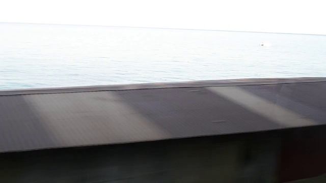 Лазаревское-Мамедова Щель,вид из окна электропоезда. смотреть онлайн