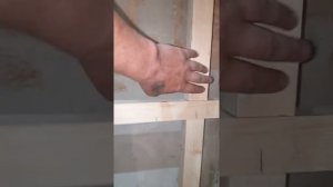 Внутренняя обрешетка стен под утепление в парном помещении.