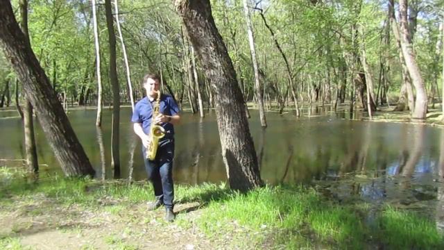 After Dark - #Tito & Tarantula. #Саксофон Андрей #Романенко.Outdoors walking with saxophone смотреть онлайн