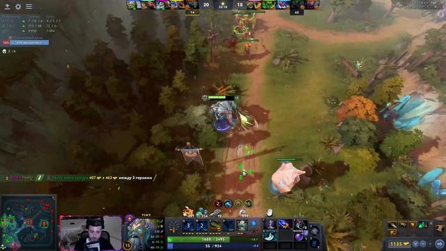 1 vs 9 АДОВАЯ ТИМА - Tiny Mid Dota 2 смотреть онлайн